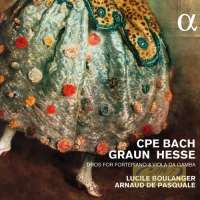 BACH CPE/ GRAUN/ HESSE Trios for Fortepiano & Viola da Gamba
